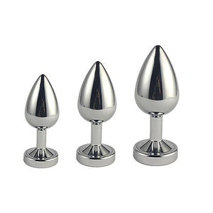 Ple'sur 3-Setting LED Light-Up Metal Anal Plug Small Lovey's Boutique Detroit Ple'sur 3-Setting LED Light-Up Metal Anal Plug Small Lovey's Boutique Detroit