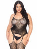 Pure Obsession Plus Suspender Bodystocking