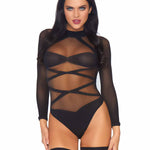 Truth Or Dare Bodysuit And Thigh Highs Set